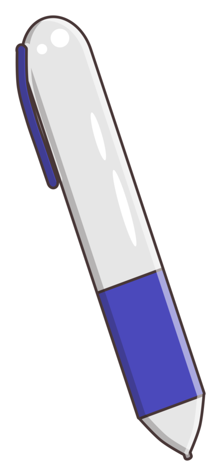 isolated ballpoint sticker png