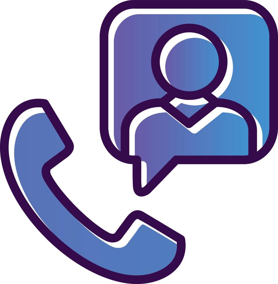 Cold Calling Vector Icon Design