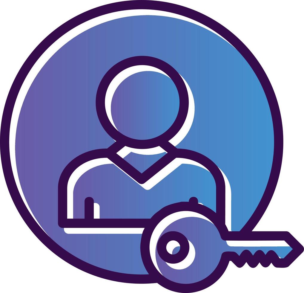 Key Accounts Vector Icon Design