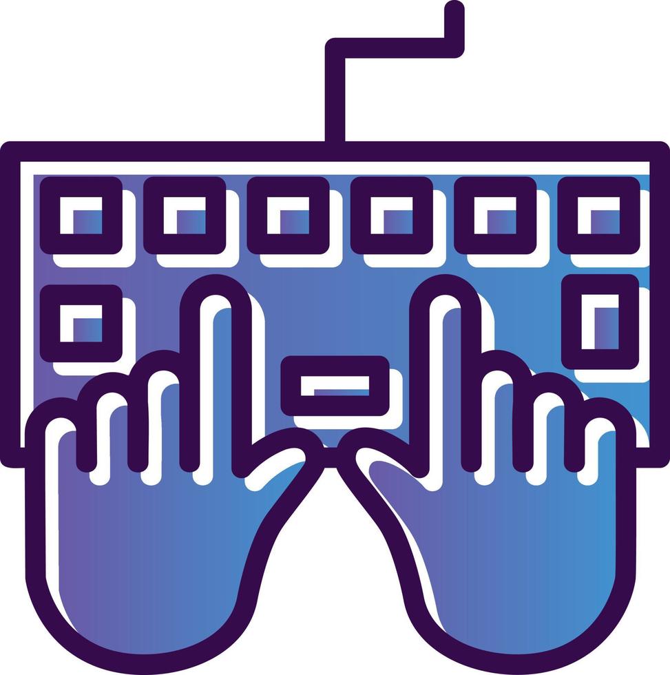 Data Entry Vector Icon Design