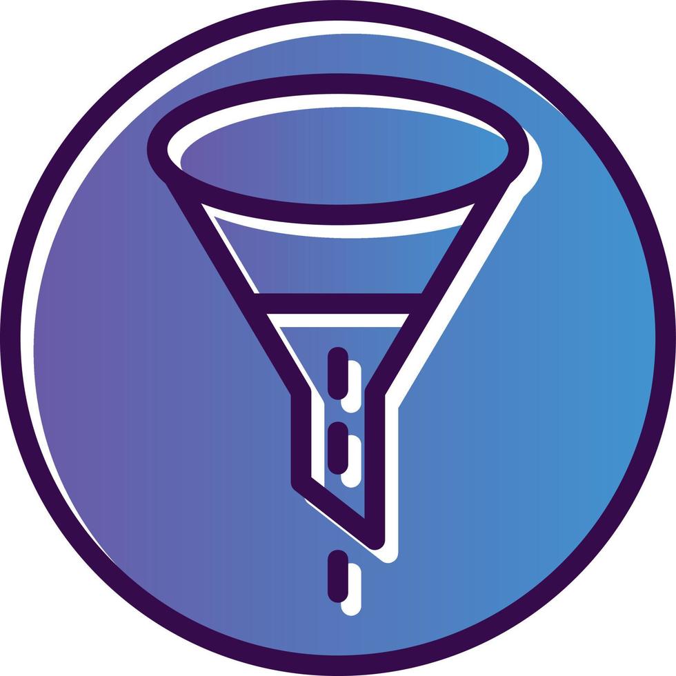 Funnel Vector Icon Design