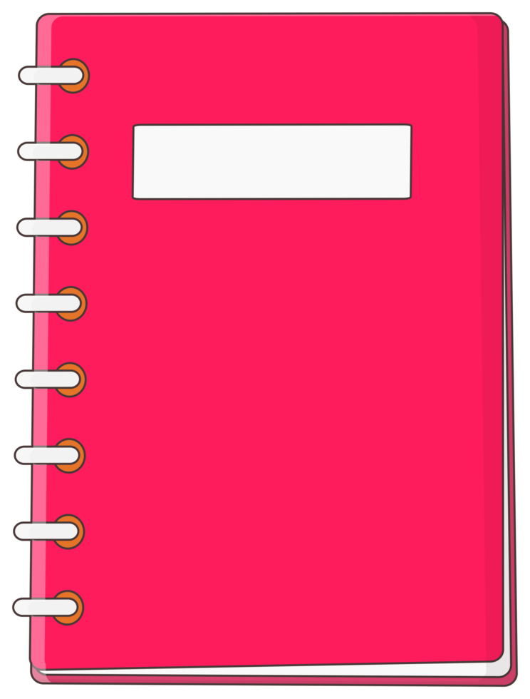pink notebook school icon png 20693504 PNG