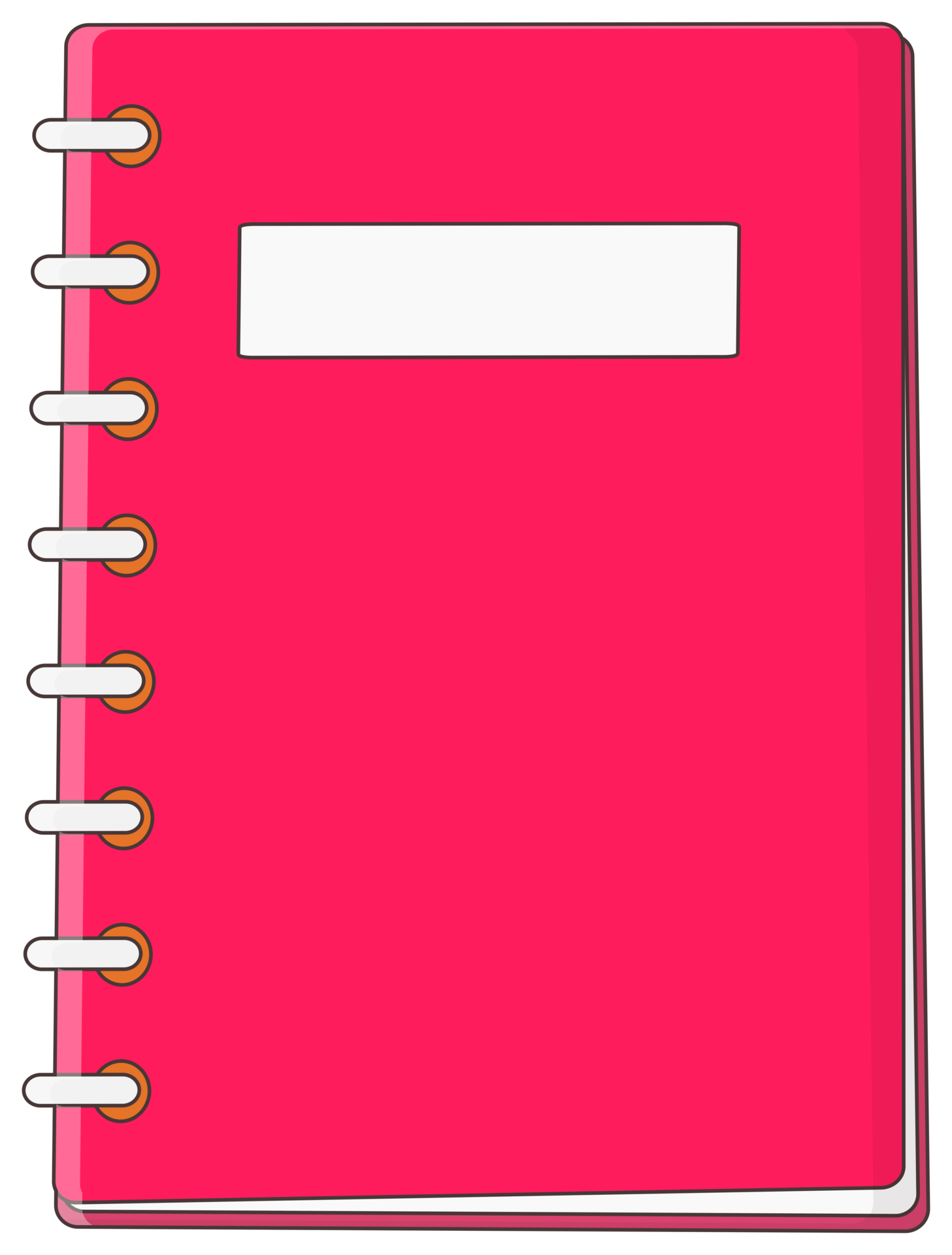 pink notebook school icon png 20693504 PNG