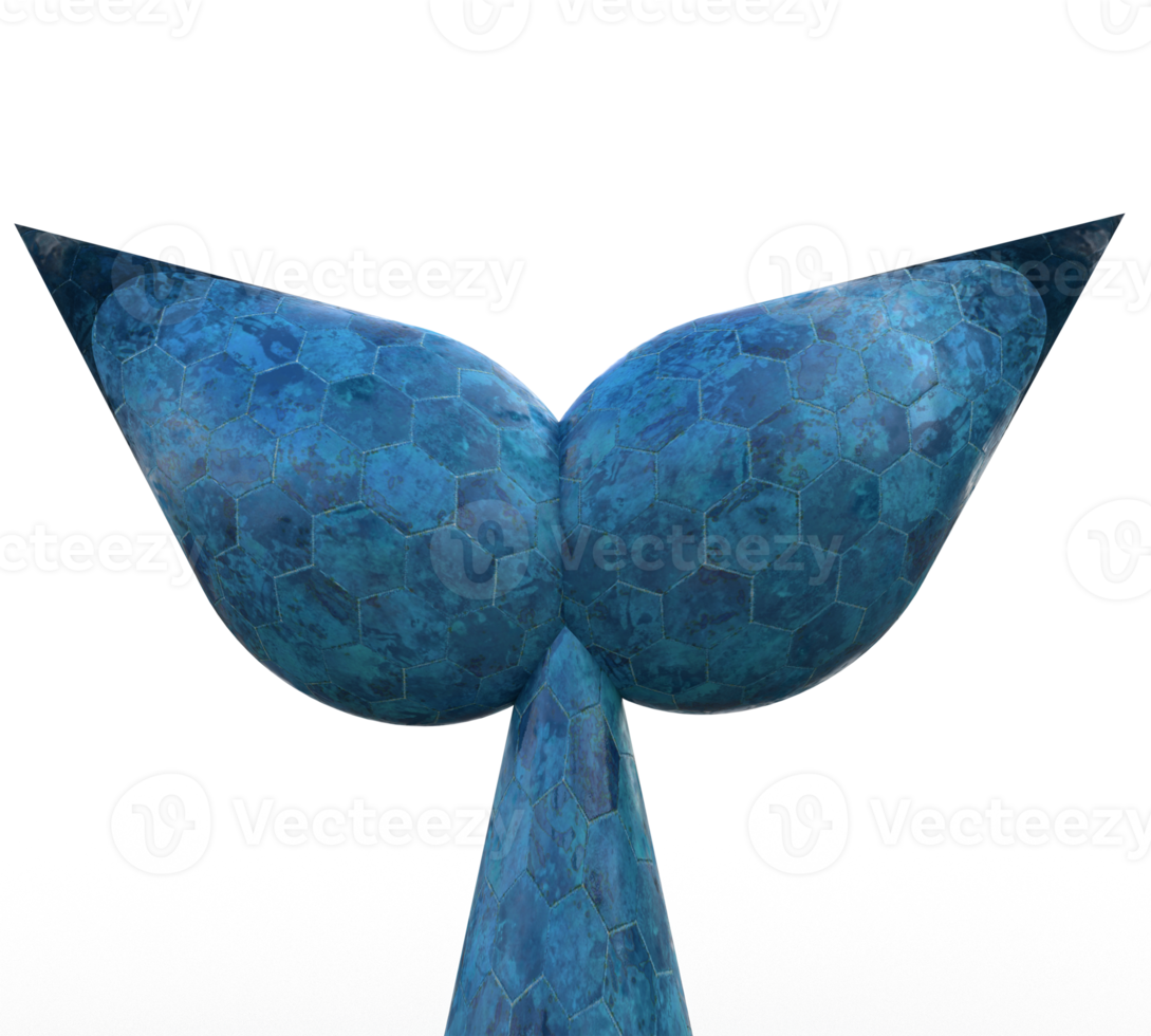 Whale blue color object symbol decoration ornament world wildlife day animal pet zoo character fauna swim  deep whale ocean water sea fish environment ecology marine mammal aquatic concept.3d render png