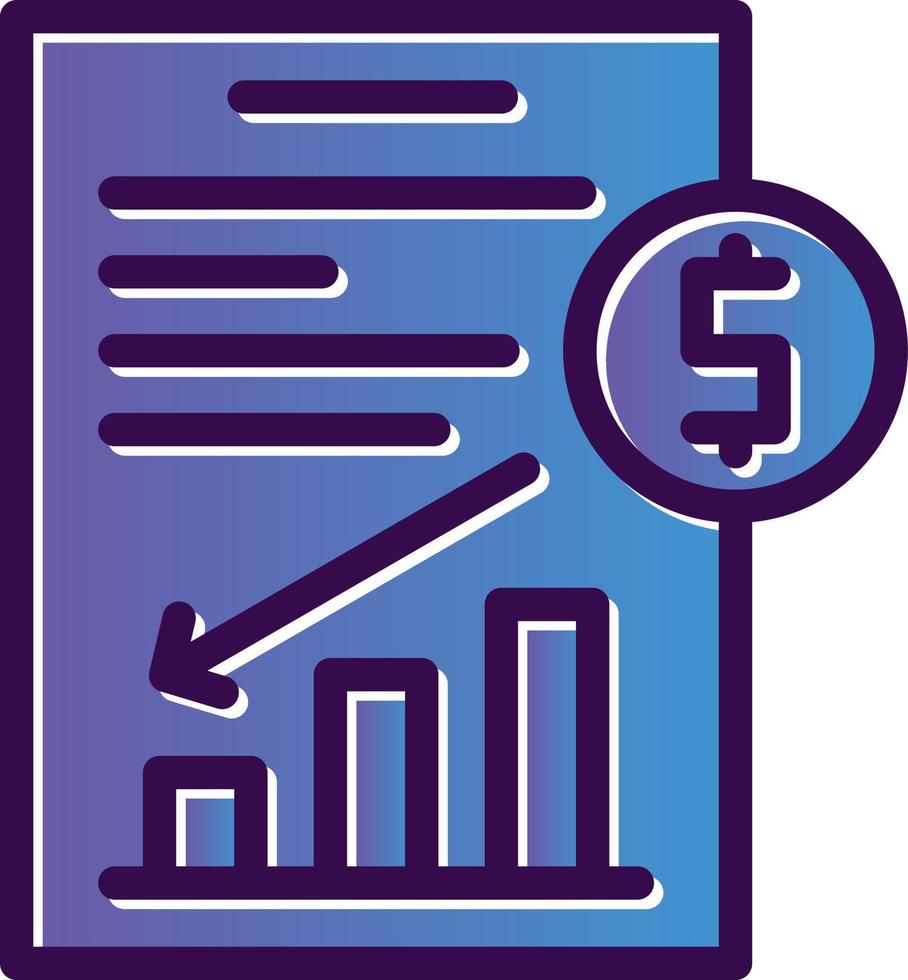 Depreciation Vector Icon Design