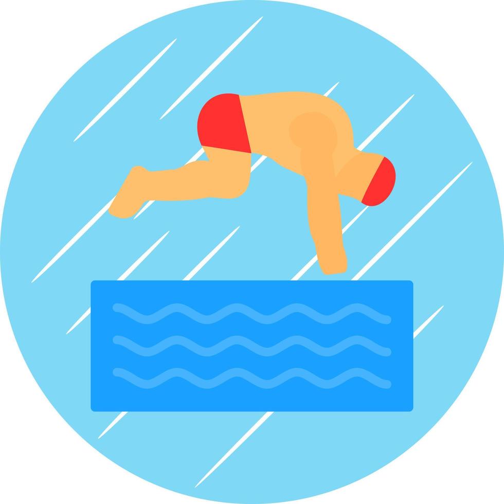 Freediving Vector Icon Design