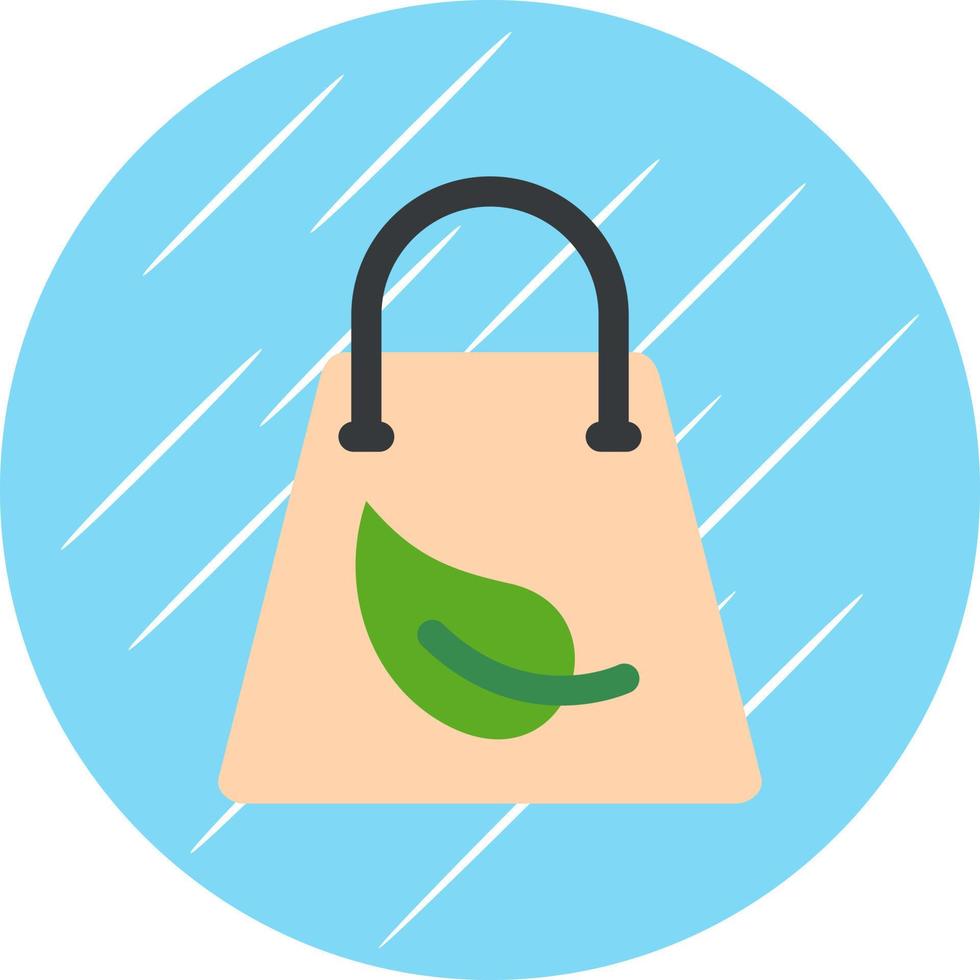 Eco Bag Vector Icon Design