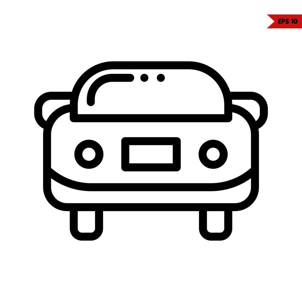 car line icon vector