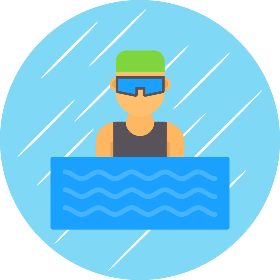 Aquathlon Vector Icon Design