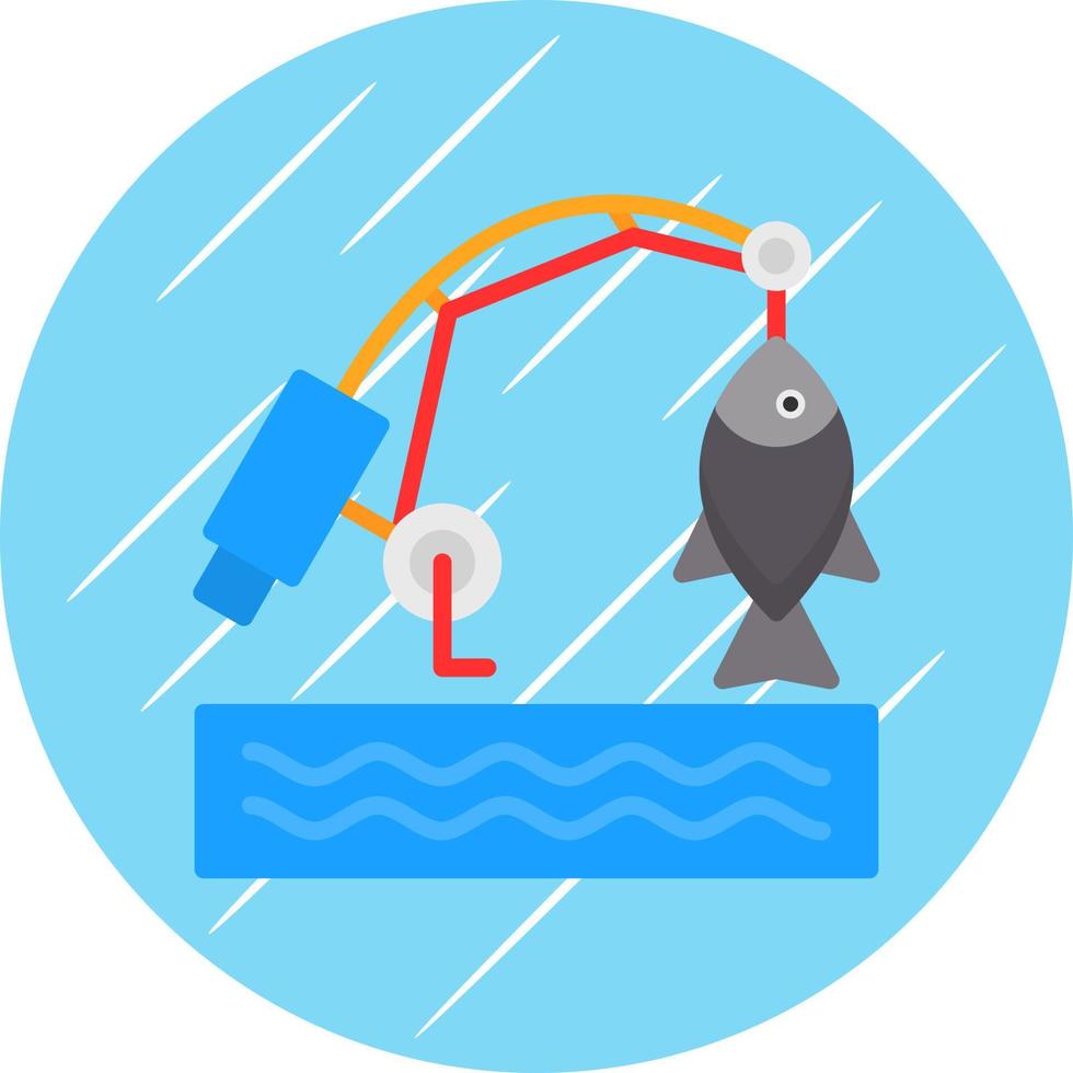 Fishing Vector Icon Design