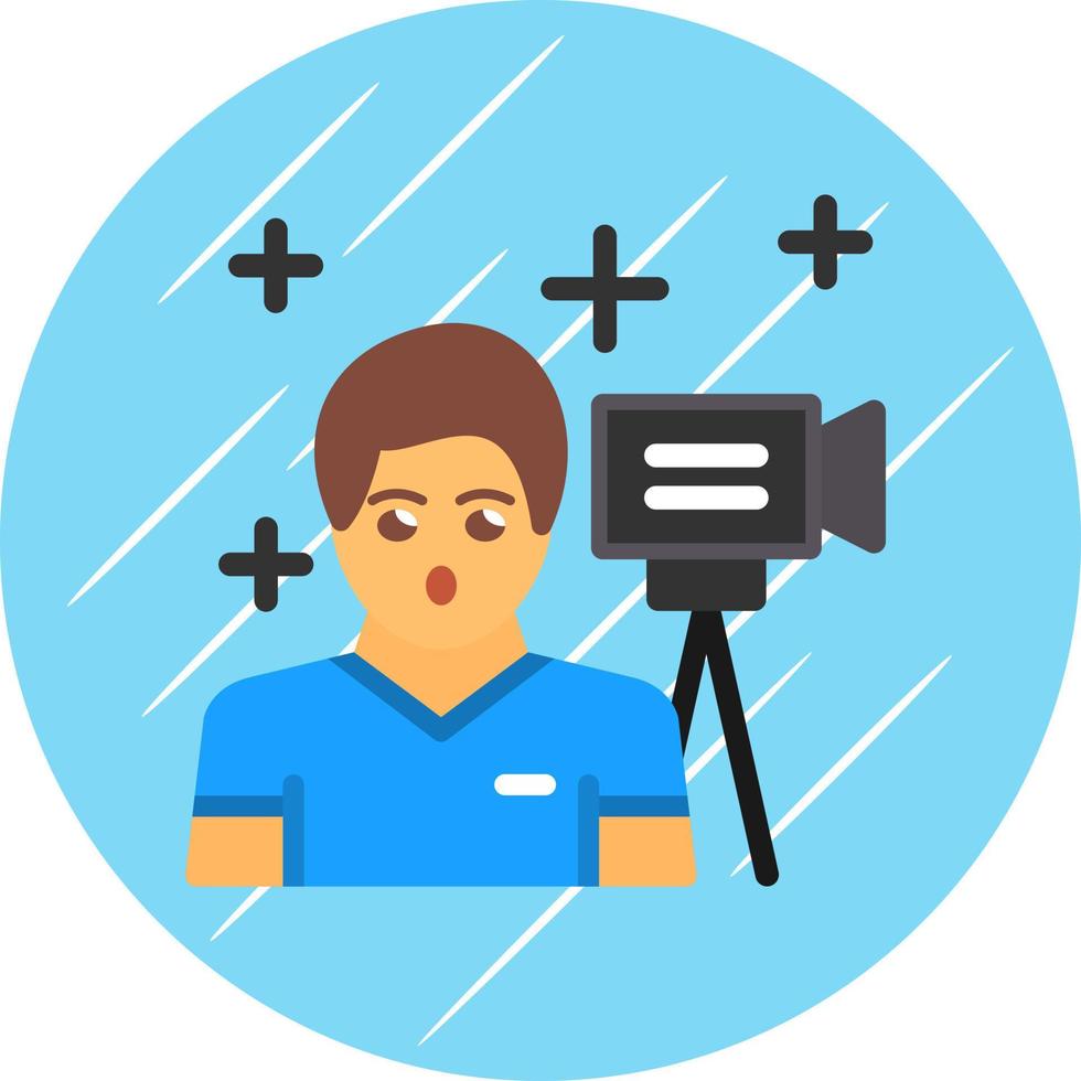 Movie Making Vector Icon Design