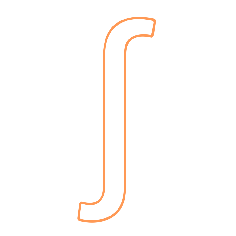 Orange Integral- Symbol png