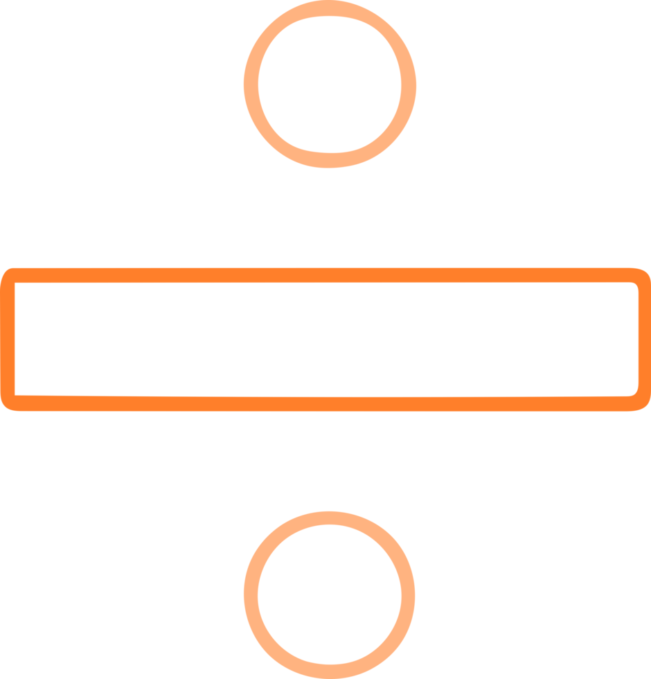 Free Orange Division Sign 20693918 PNG with Transparent Background