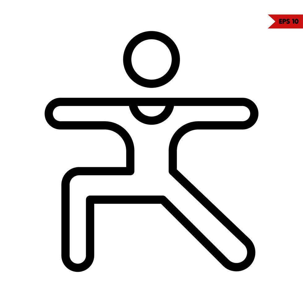 person line icon vector