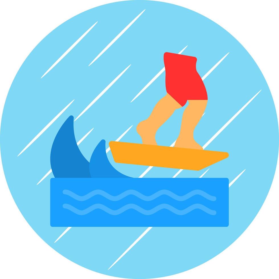 Skurfing Vector Icon Design