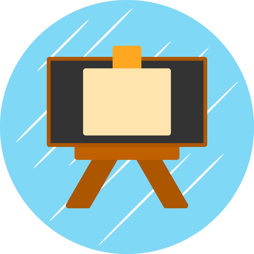 Canvas And Easel Vector Icon Design