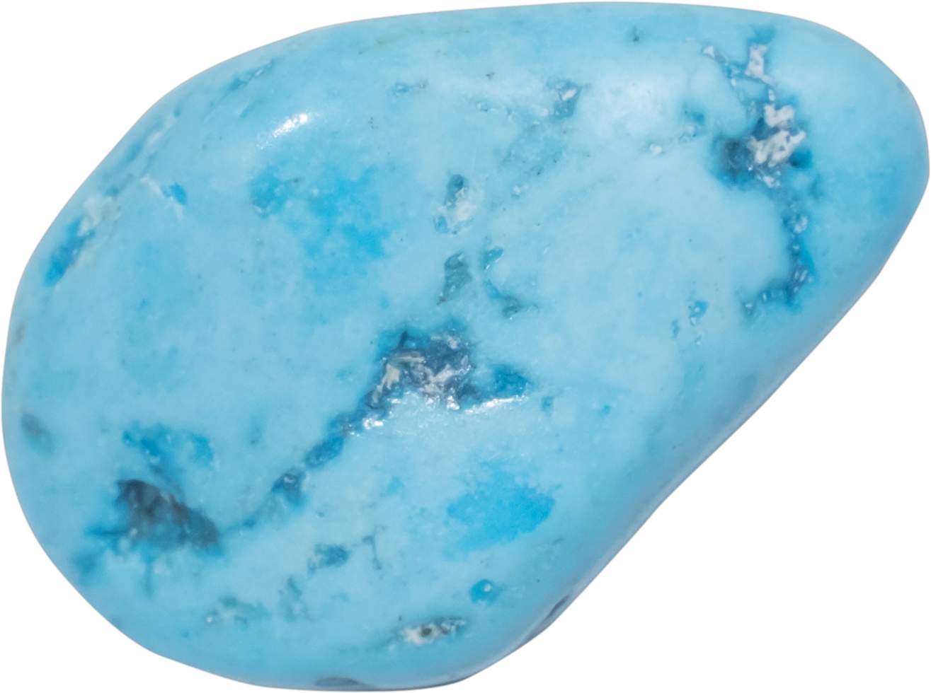 healing stone cut out on transparent background. png