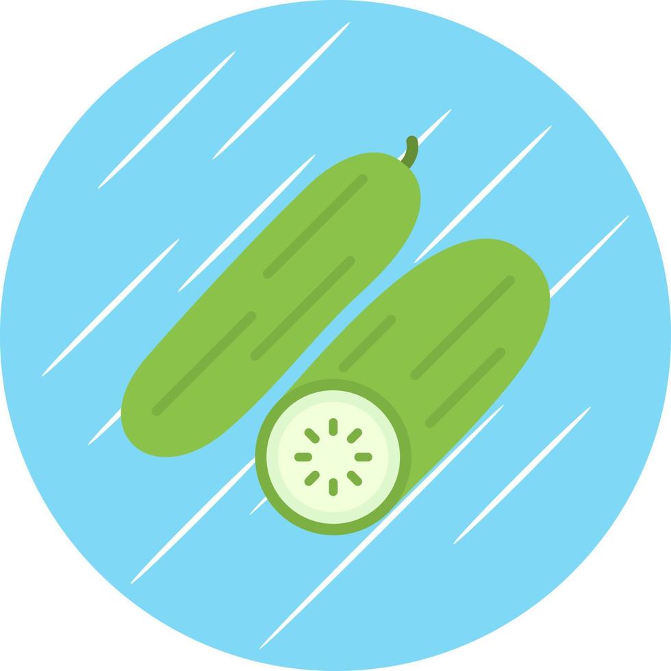 Cucumber Vector Icon Design