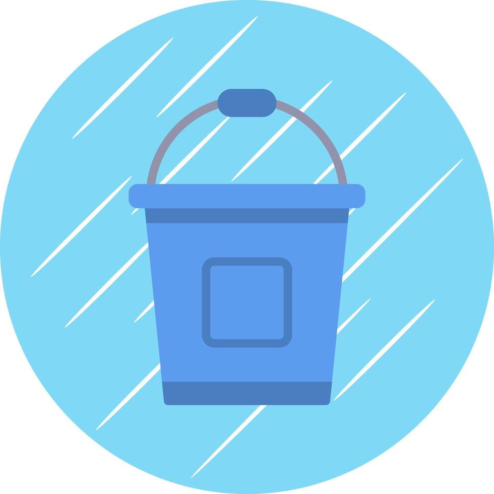 Bucket Vector Icon Design