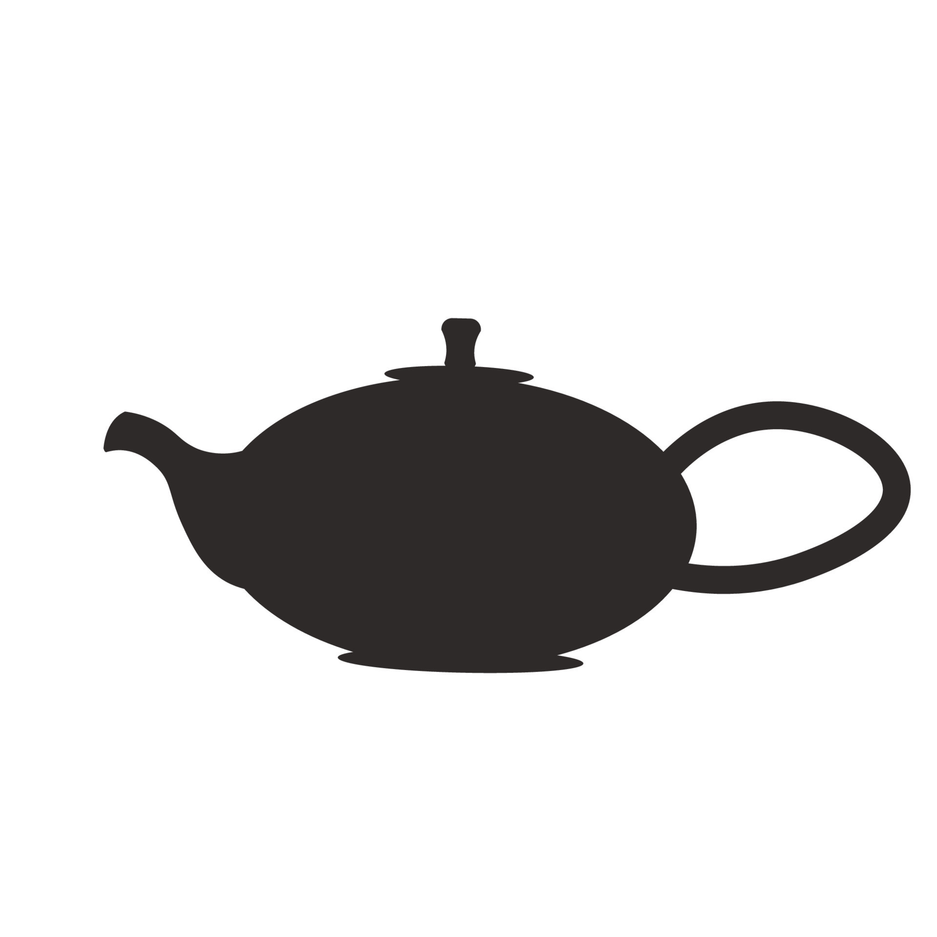 Tea ceremony. Teapot and cups or ceramic mugs with tea. Beautiful