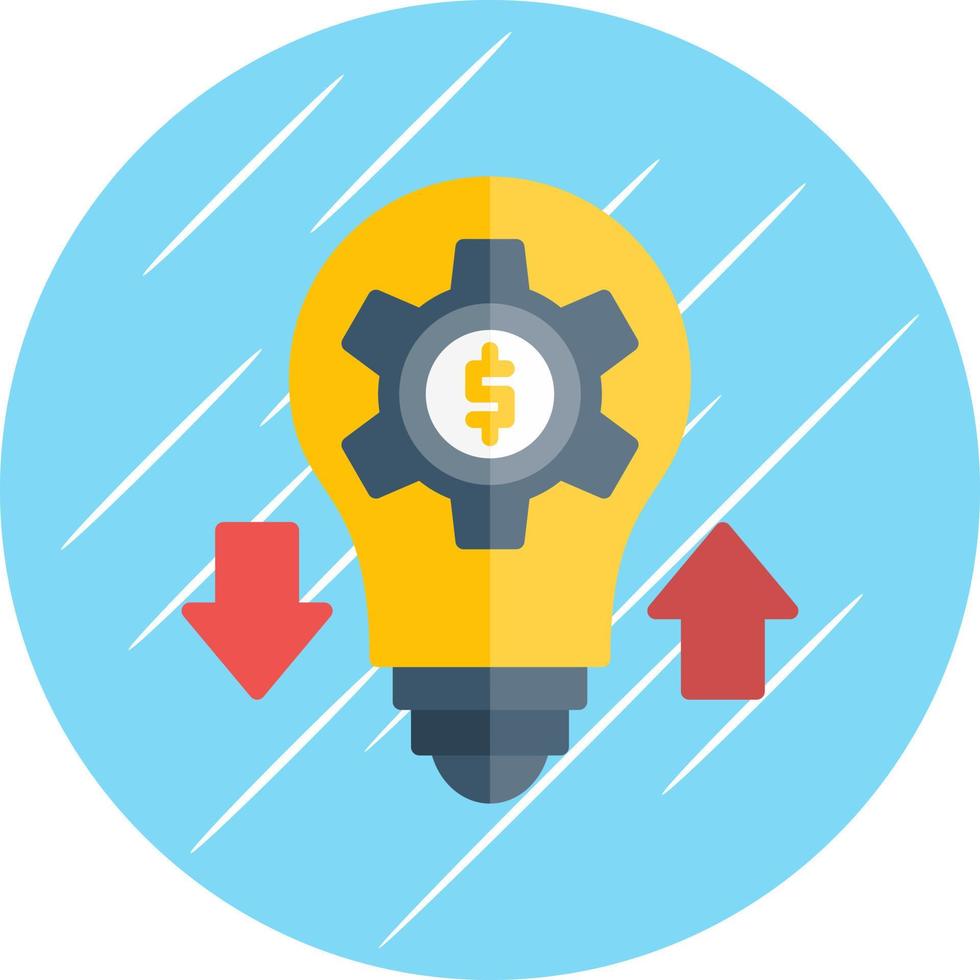 Project Revenue Vector Icon Design