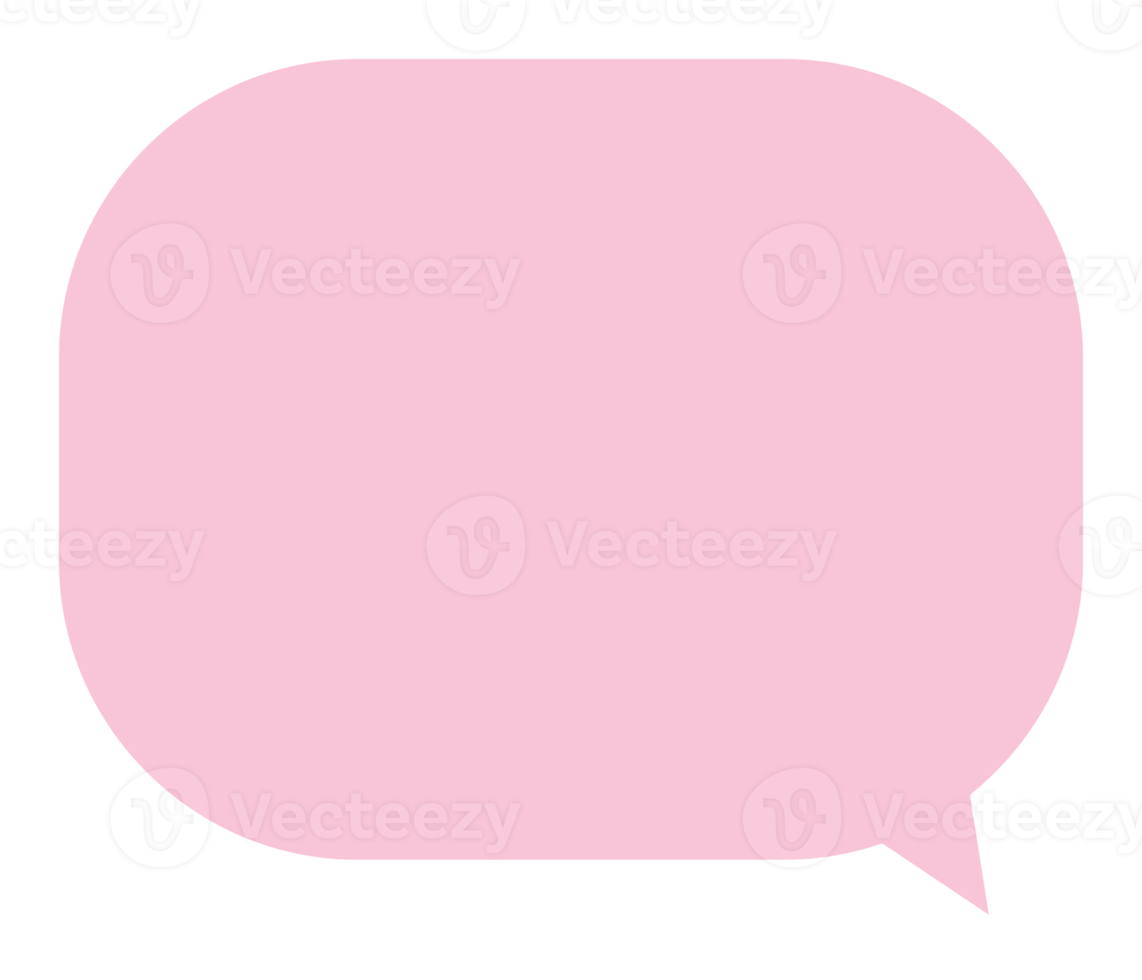 pastel speech bubble, text box, chat bubble, think bubble decoration png