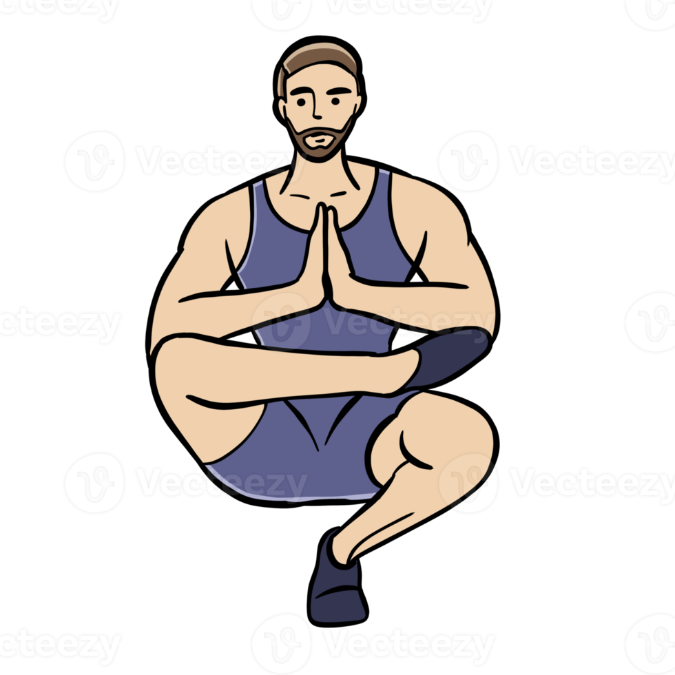 yoga faire de l'exercice pose png