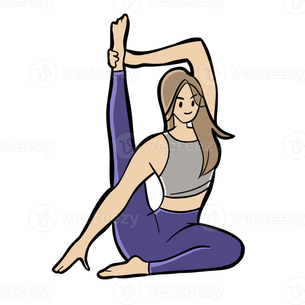 yoga oefening houding png