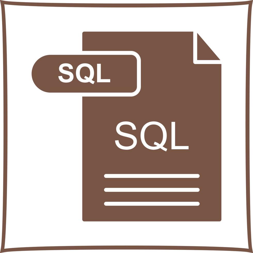 SQL Vector Icon