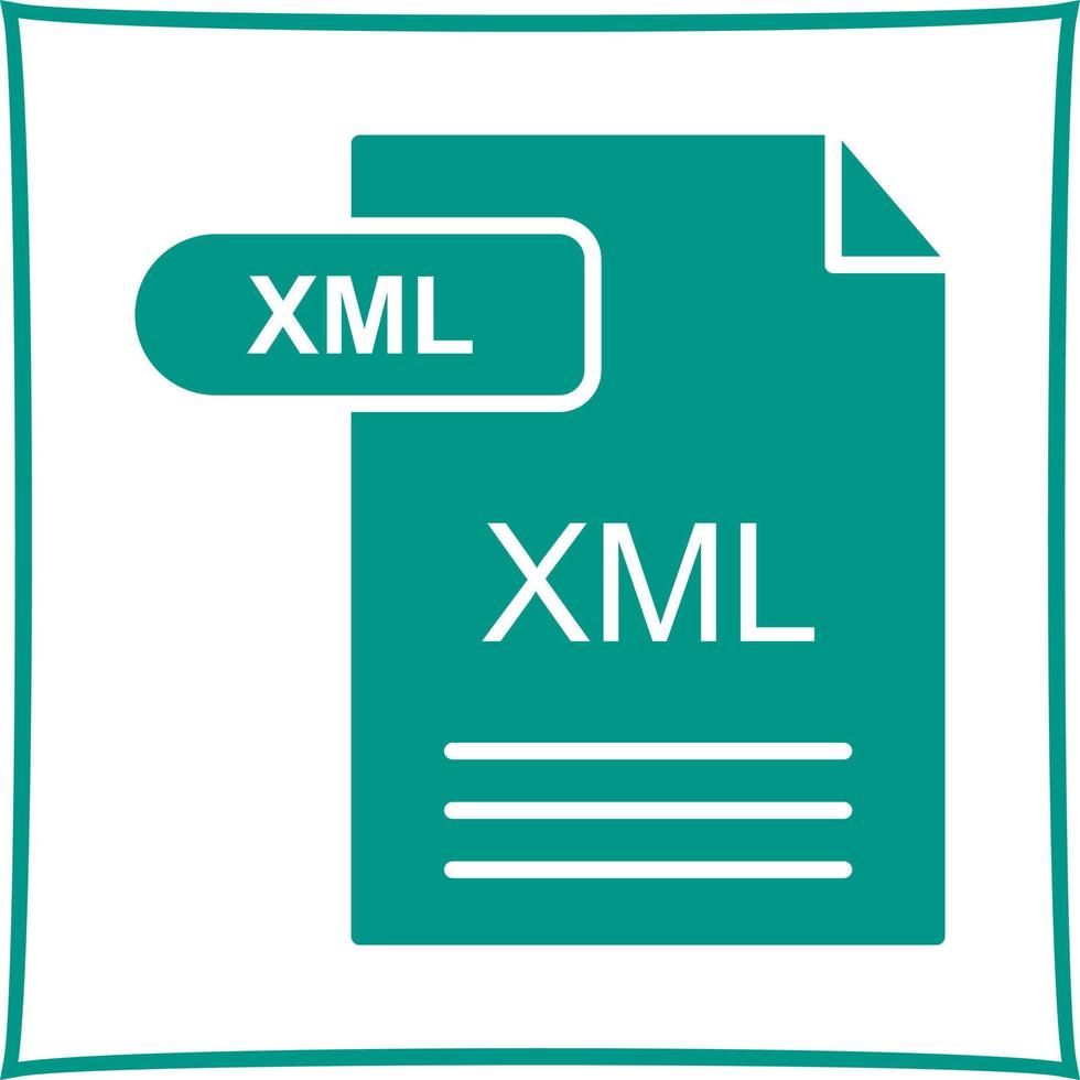 XML Vector Icon