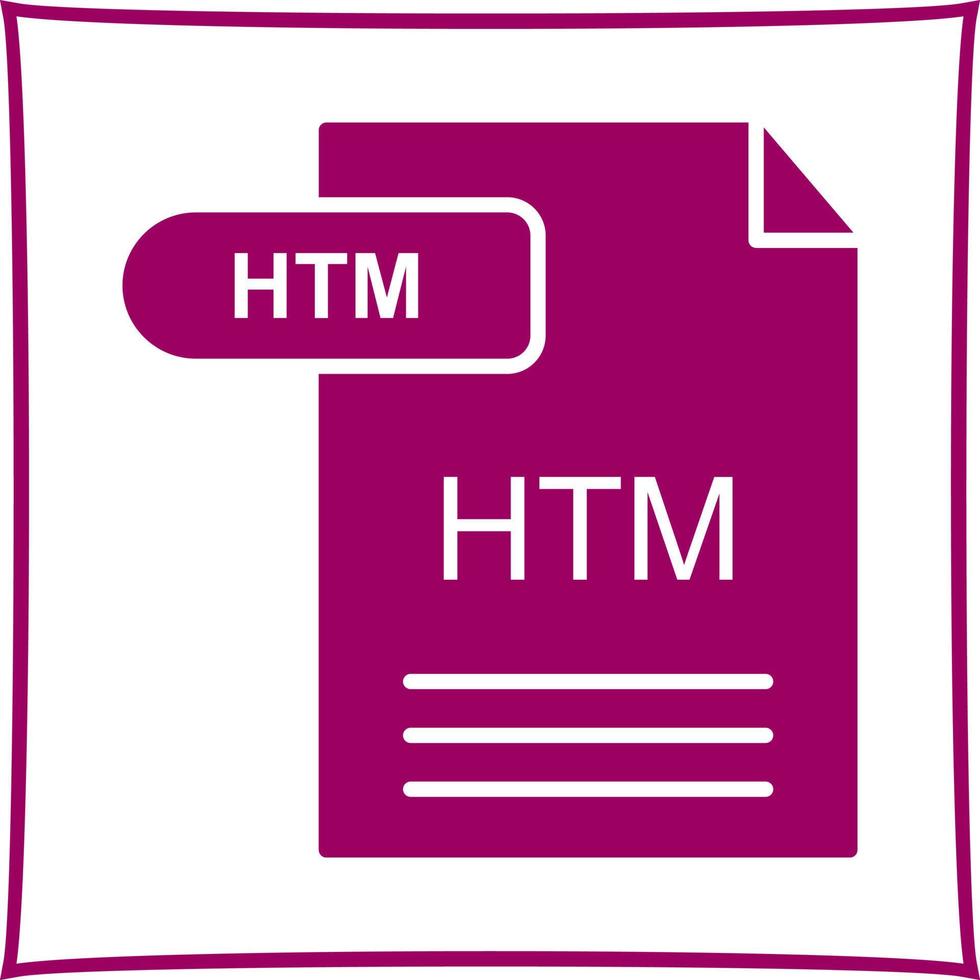 icono de vector de html