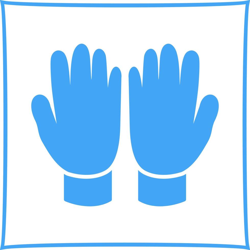 Gardening Gloves Vector Icon