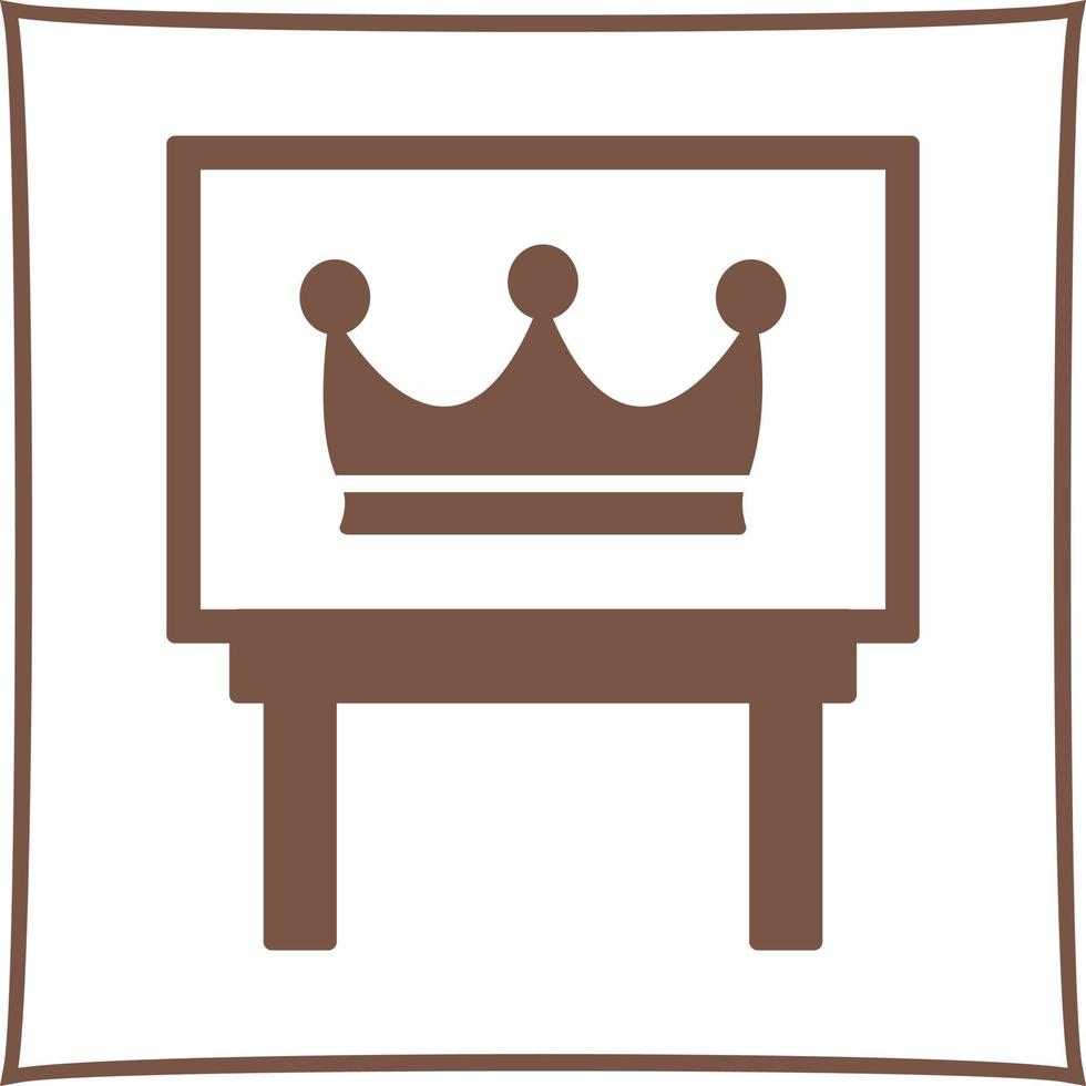Crown Exhibit Vector Icon