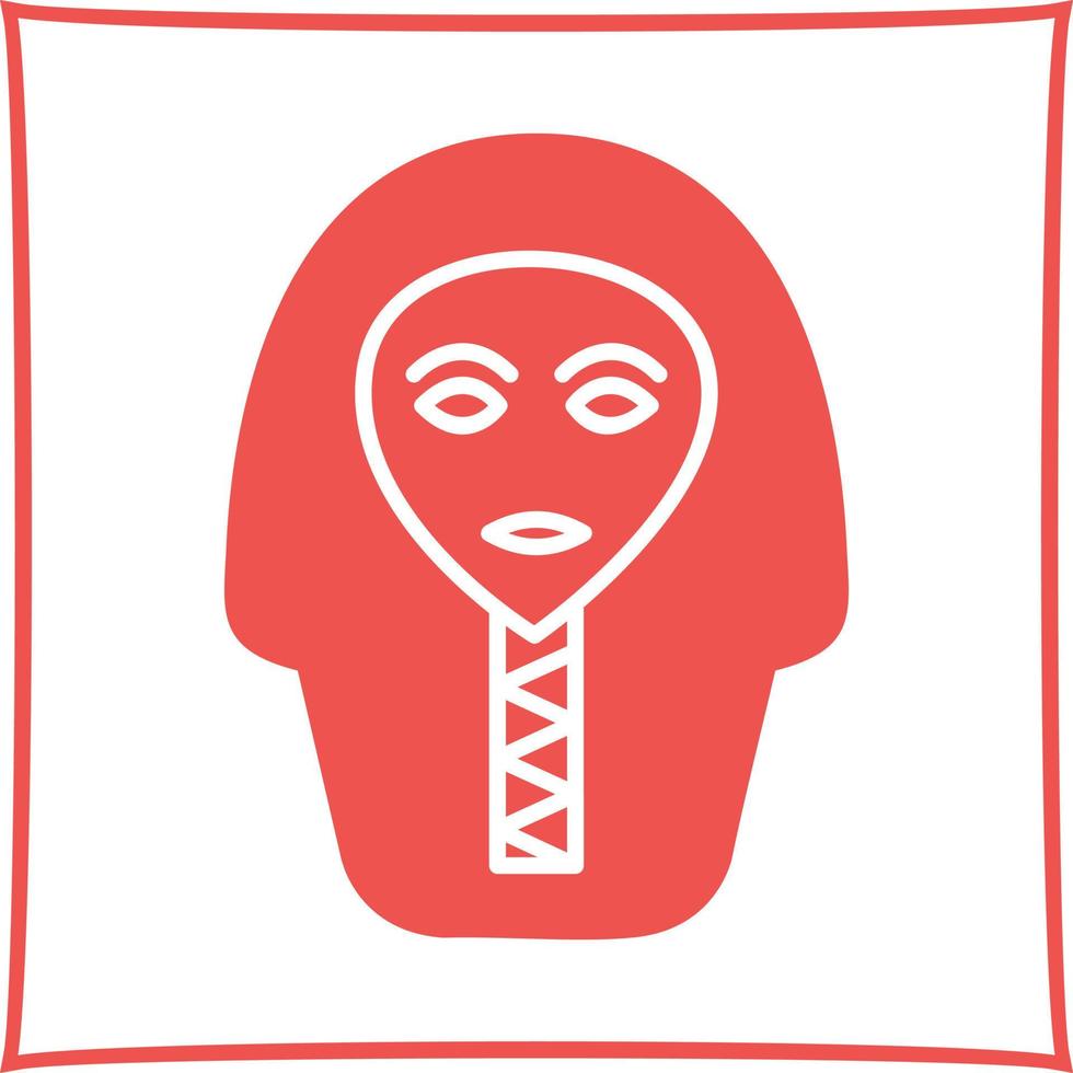 Egyptian Face Vector Icon