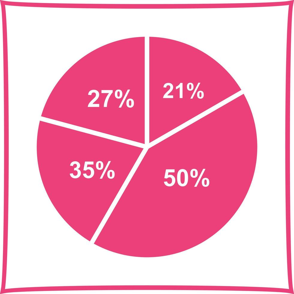 Pie Chart Vector Icon