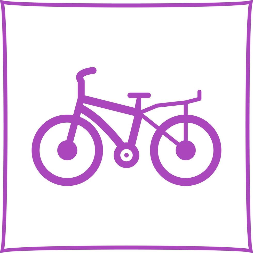 icono de vector de bicicleta