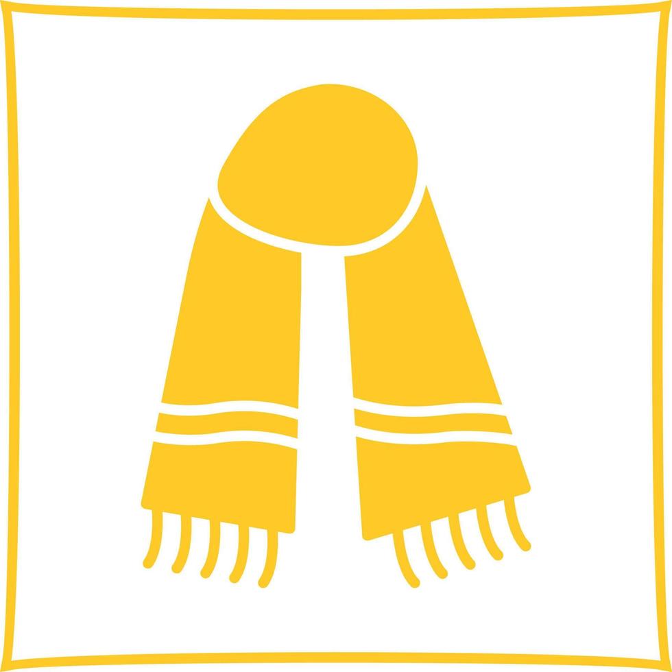 Warm Scarf Vector Icon