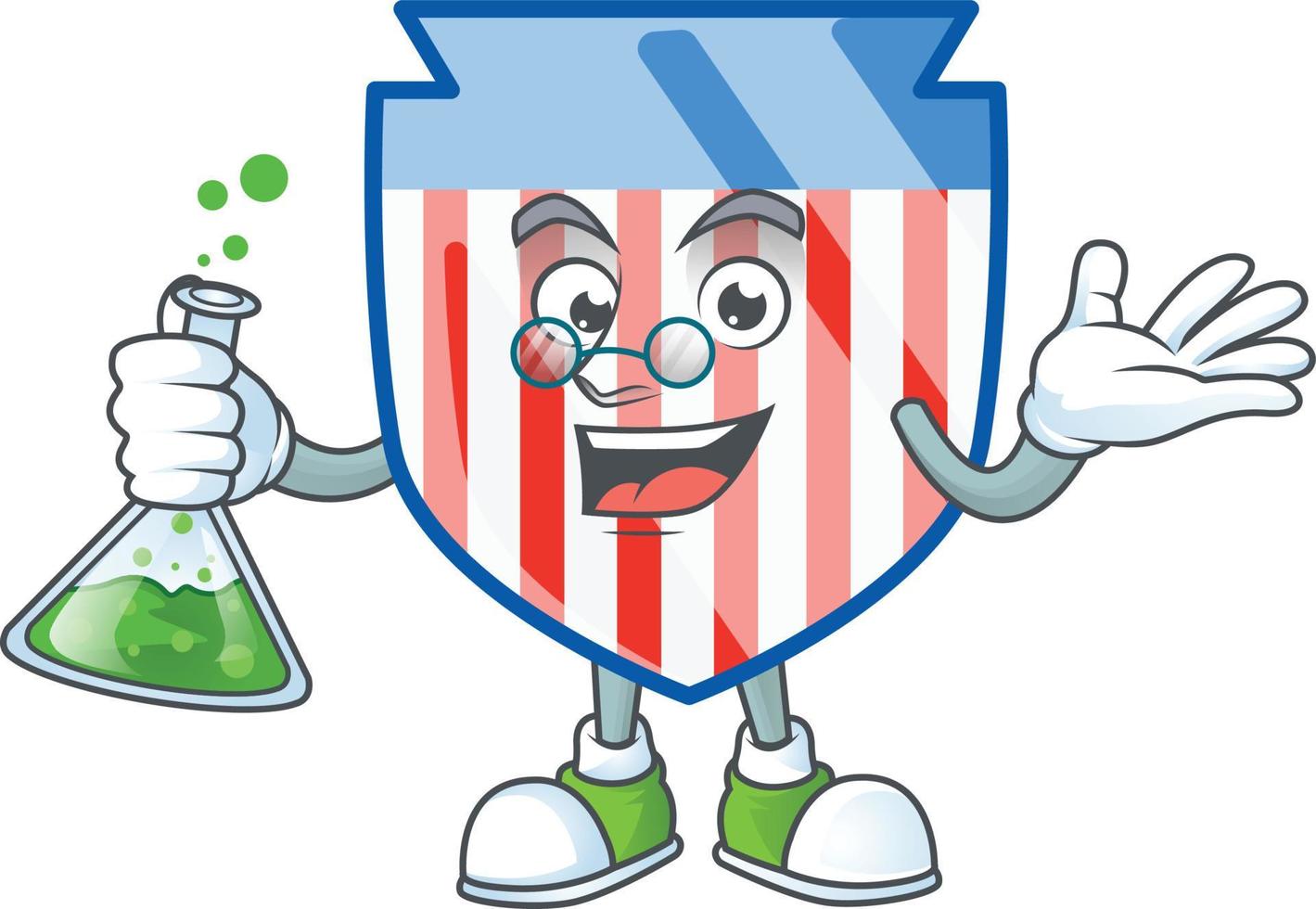 USA stripes shield icon design vector
