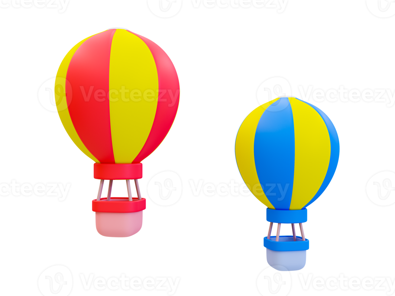 3d minimal vacation time. Relaxation time concept. Leisure activities