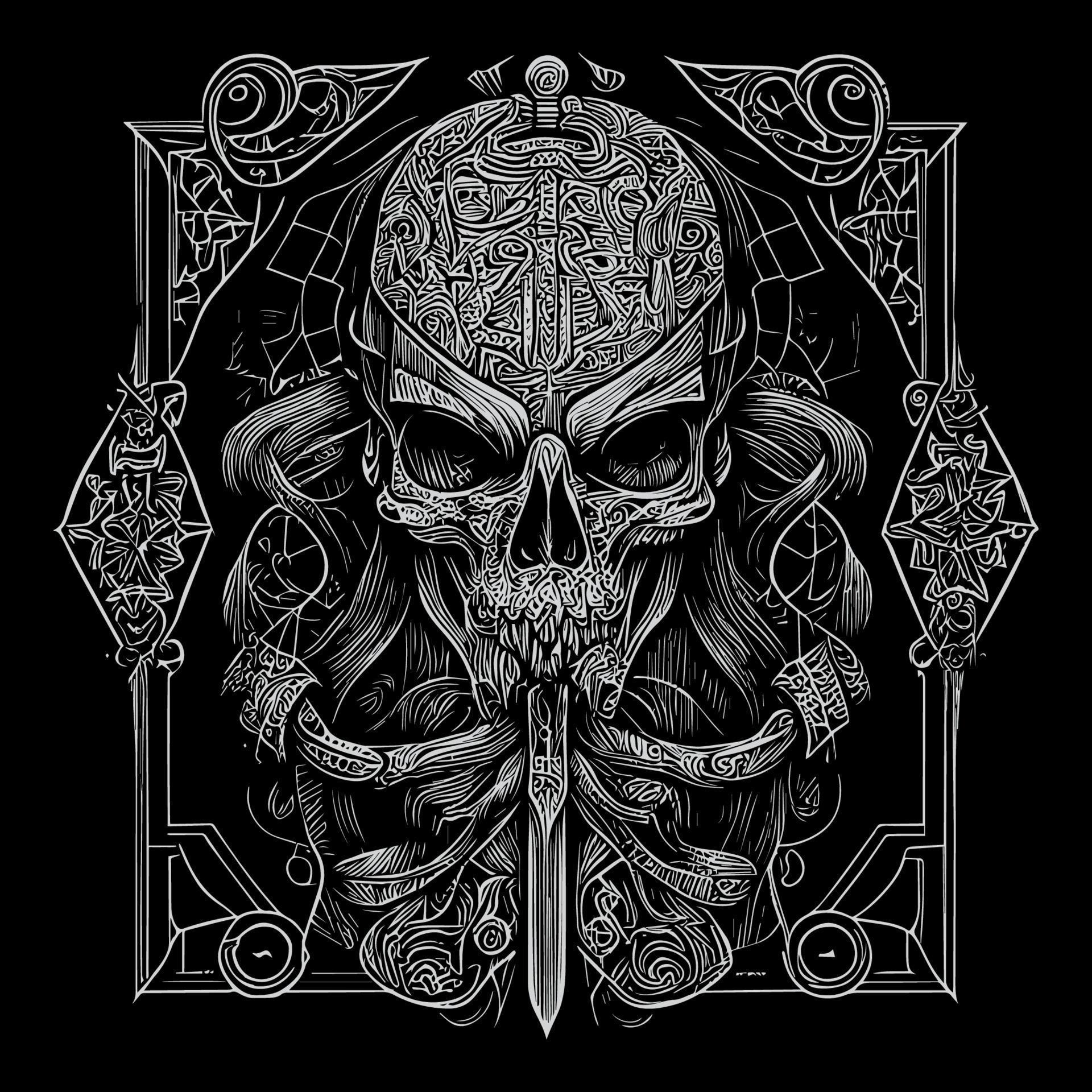 skull warrior is a fierce and intimidating figure that combines