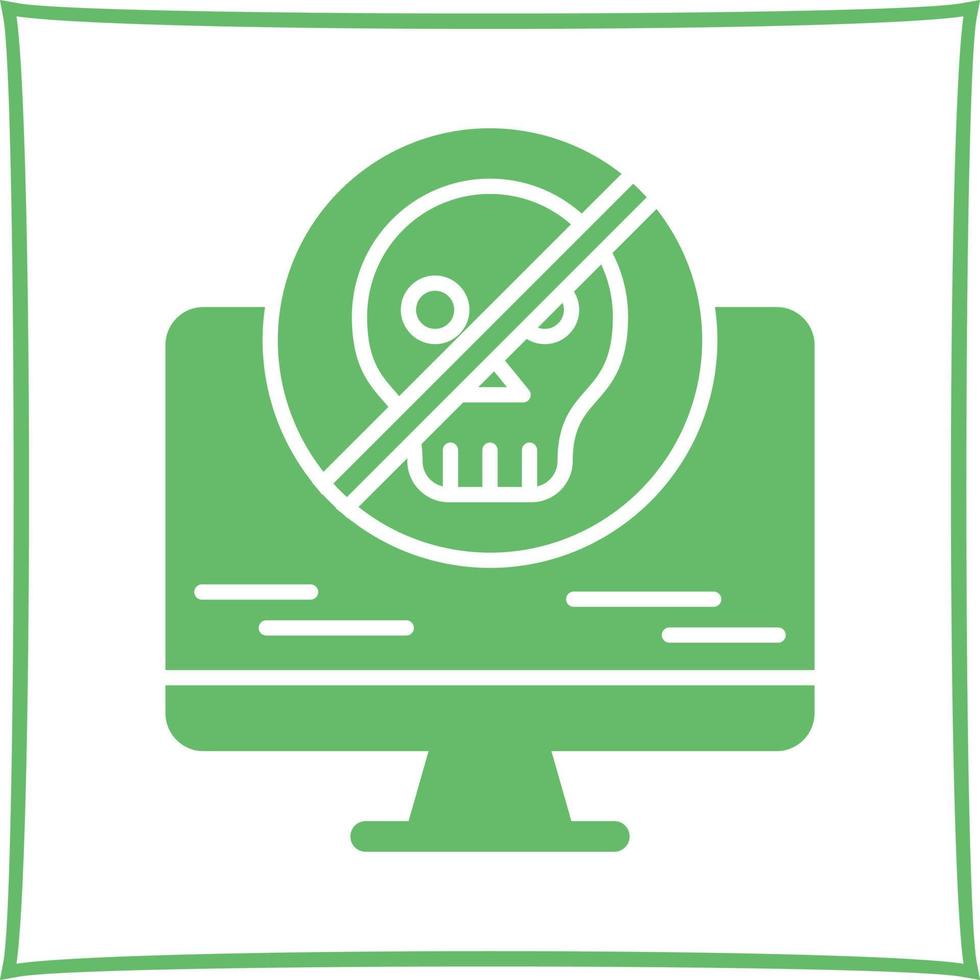 icono de vector de antivirus