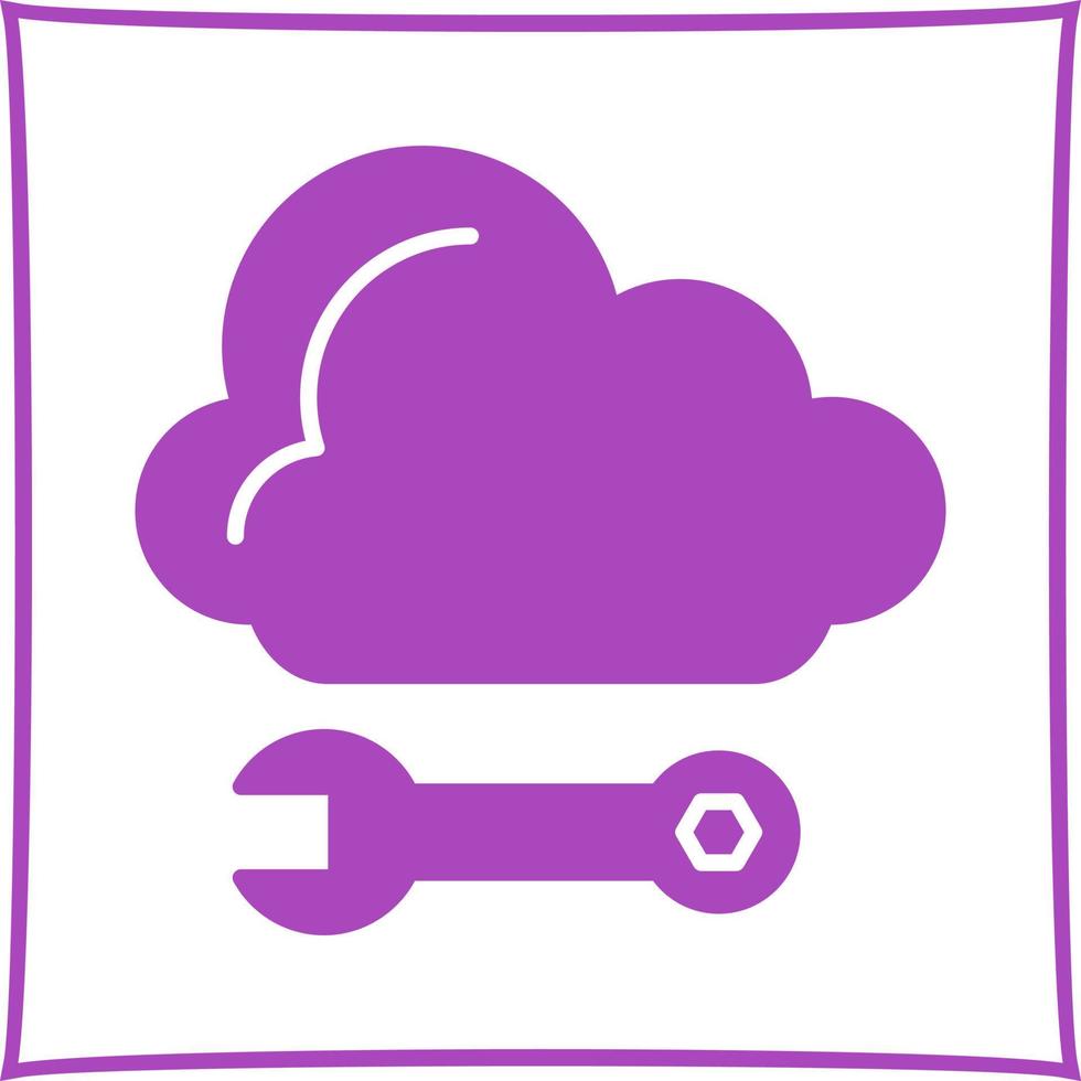 Cloud Computing Vector Icon