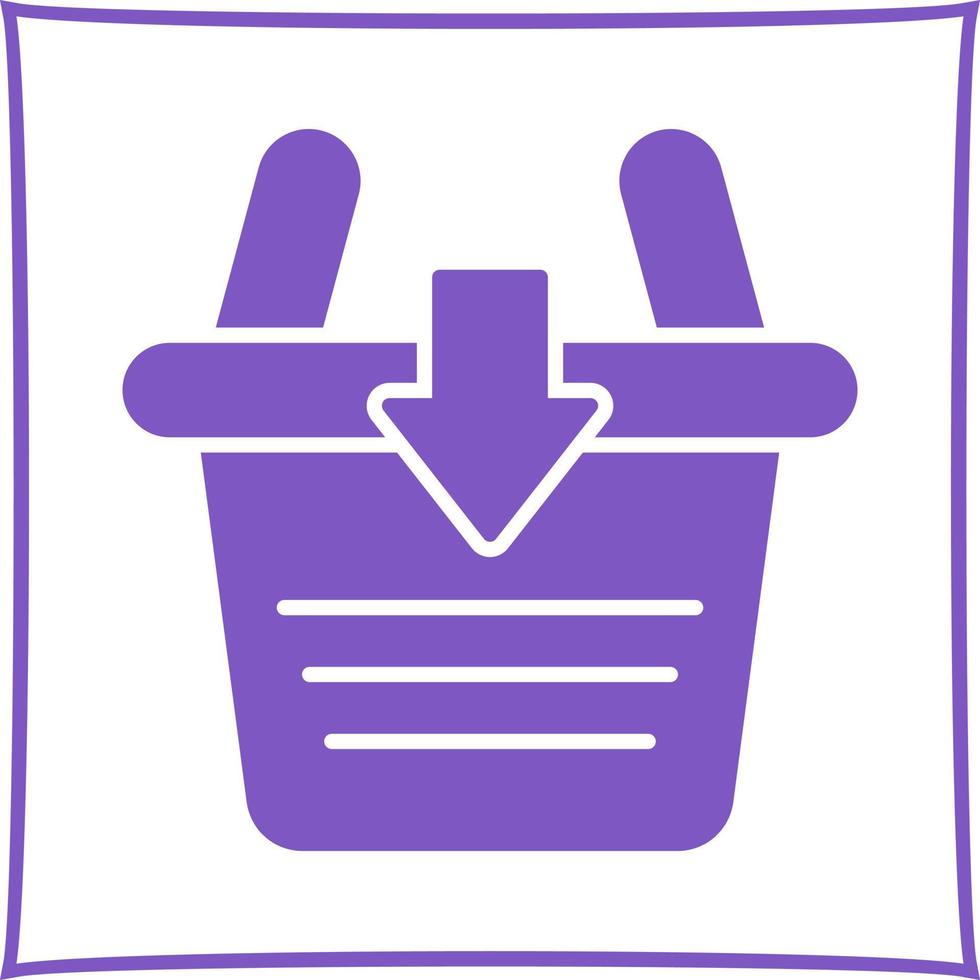 Add To Basket Vector Icon