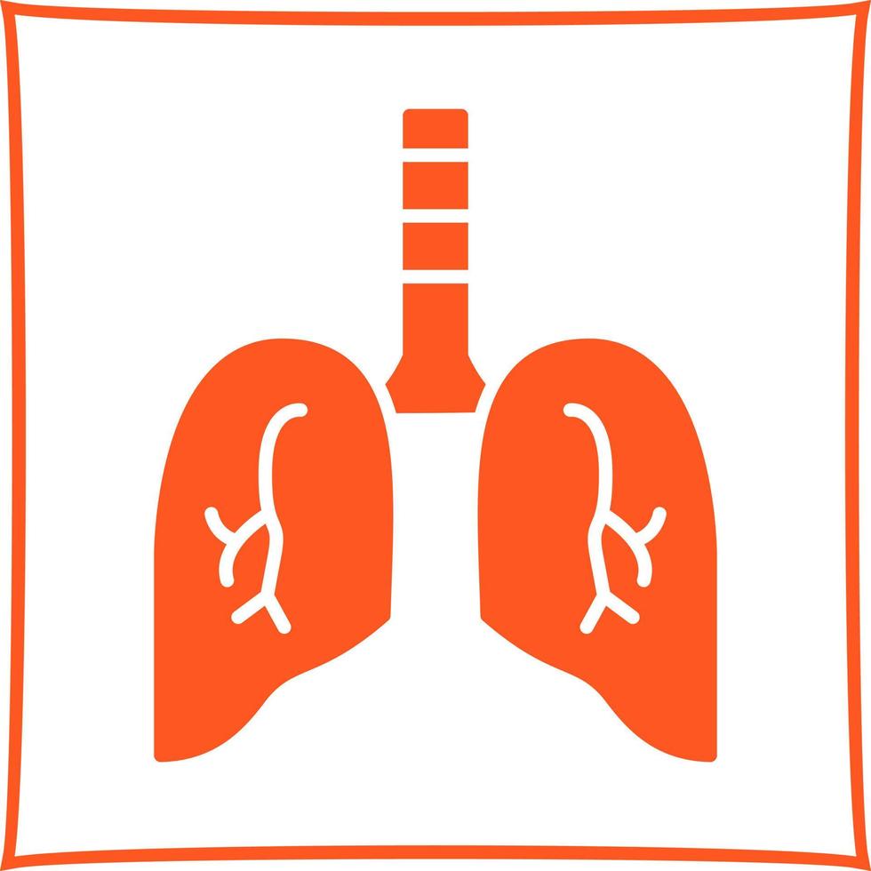 Lung Vector Icon