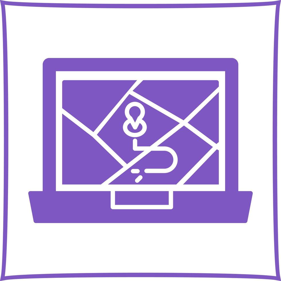 Google Map Vector Icon