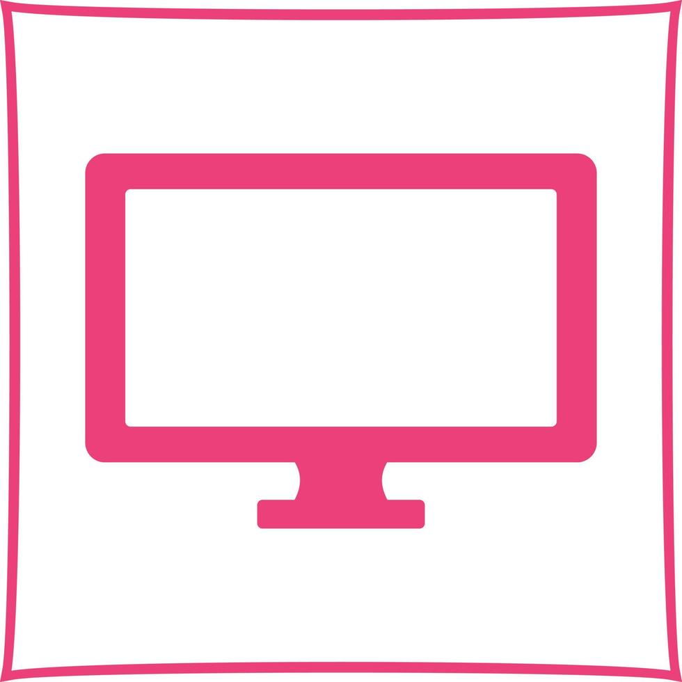 Monitor Vector Icon