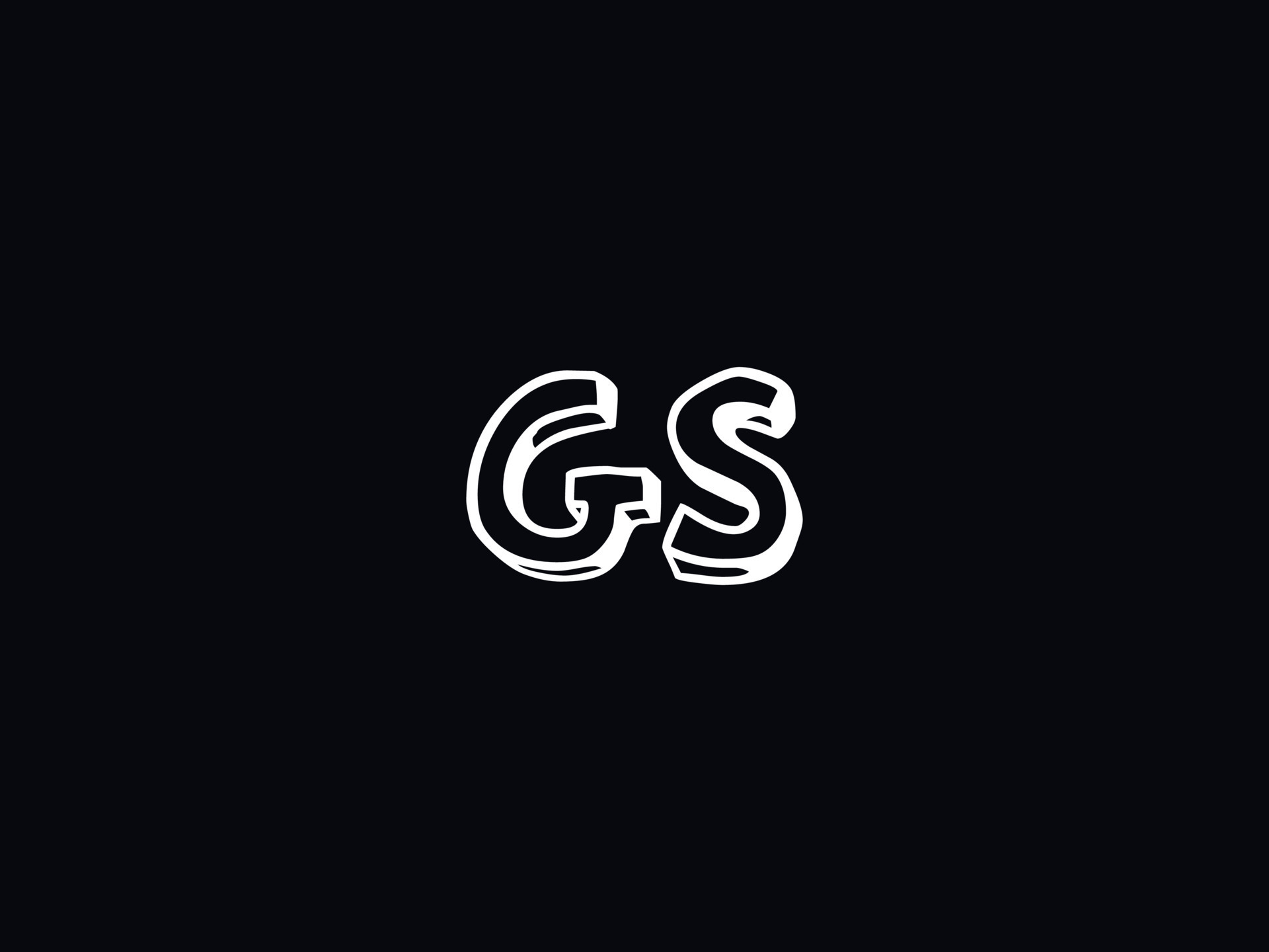 Black White Gs Logo, Initial GS Letter Logo Icon Vector 20697385 Vector ...