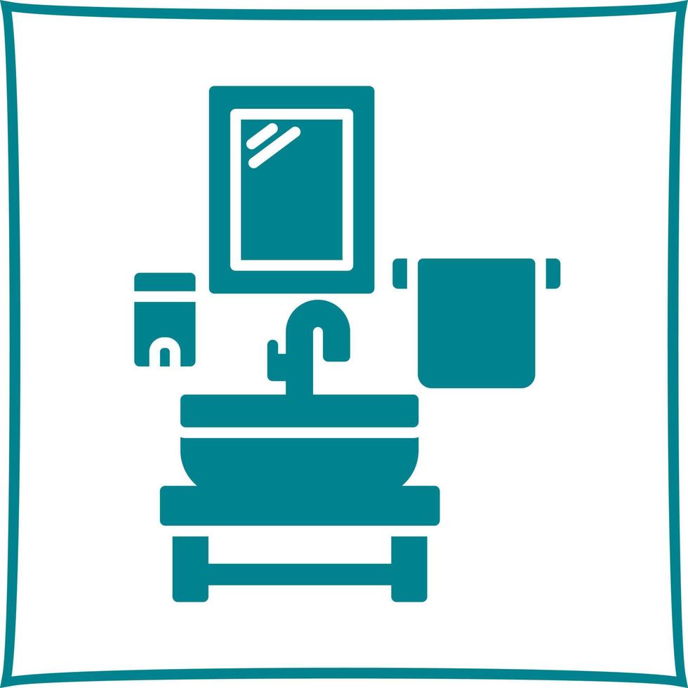 Washbasin Vector Icon