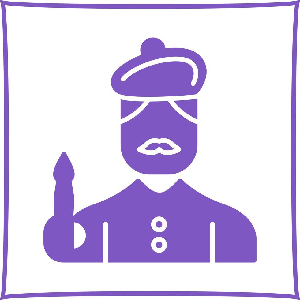 Artist Vector Icon