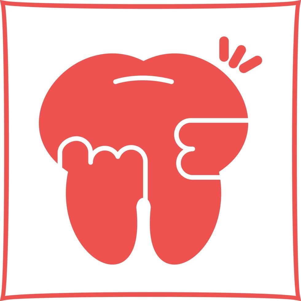 Toothache And Plaque Vector Icon